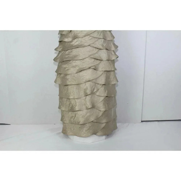 IGNITE EVENINGS By Carol Lin Gold Beaded Desinger Cocktail Dress - Size 6 - Picture 3 of 10